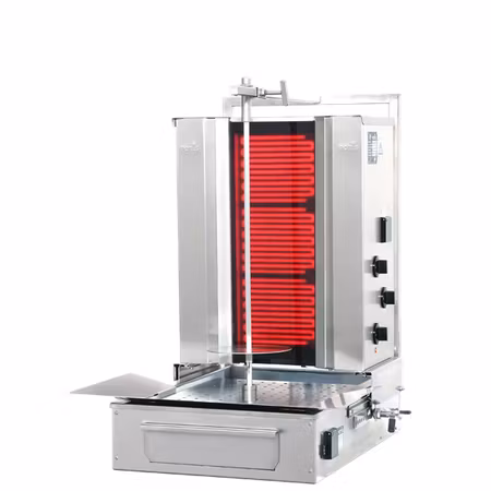 Kebabgrill F CE3, 40kg kött effekt:5,7kW, POTIS