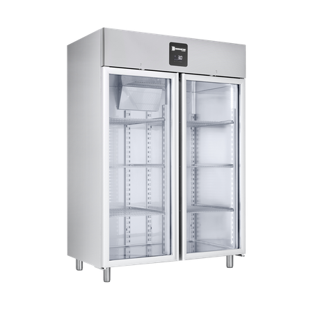 Frysskåp Premium 1400 P Glasdoor, B1435xD830xH2080mm, SAMAREF