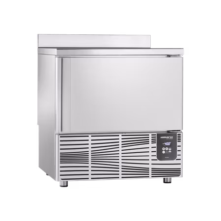 Nedkylskåp Polar Med Toppskiva med uppvikt bakkant, 5xGN1/1 eller 600x400mm Plåt, B800xD700xH950mm, SAMAREF