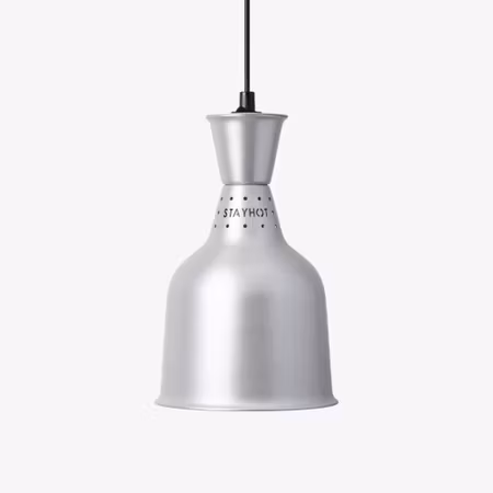 Värmelampa Classic, fast kabel 1222 Aluminium, STAYHOT
