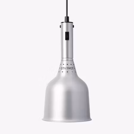 Värmelampa Classic, fast kabel 1223 Aluminium, STAYHOT