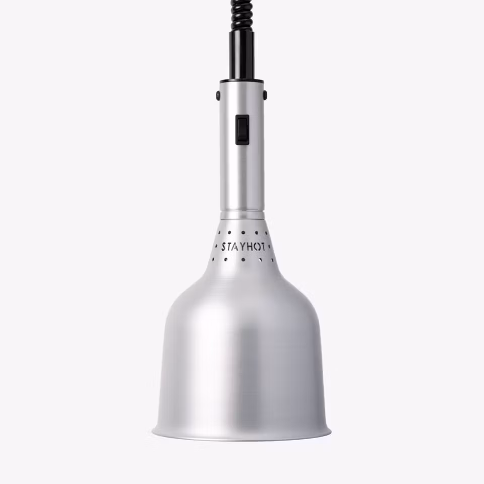 Värmelampa med HISS Classic 1224 Aluminium, STAYHOT