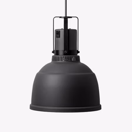 Värmelampa Focus RO Fast Kabel Svart, STAYHOT