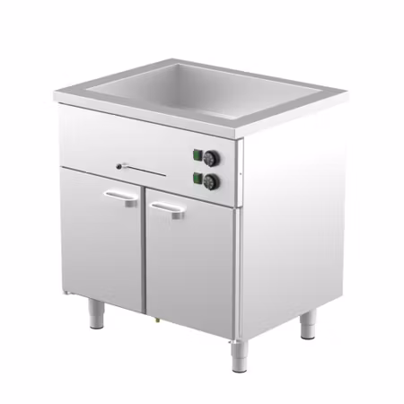 Värmeskåp med vattenbad 800x650x900mm (2xGN 1/1-150+2xGN 1/1) KLH-820, COOLPART