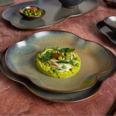 GLOIRE EAST Tallrik djup, 22x22cm