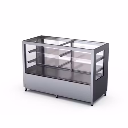 Kylmonter COLLY 1500, 2st glashyllor+bottenhylla, 1500x650x1000mm, COOLPART