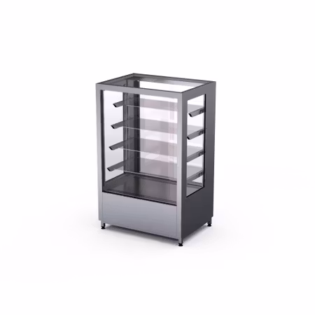 Kylmonter COLLY 900 XL, 4st glashyllor+bottenhylla, 900x650x1400mm, COOLPART