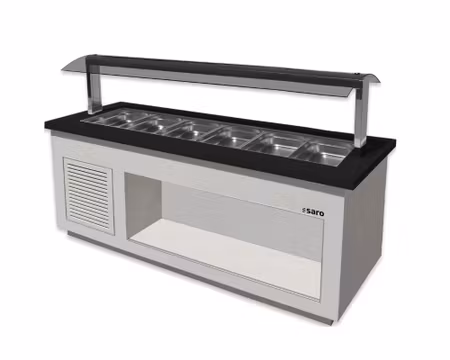 Kall buffévagn PREMIUM LINE SB-K230 vit, 6xGN1/1, 2300x880x1350mm, SARO