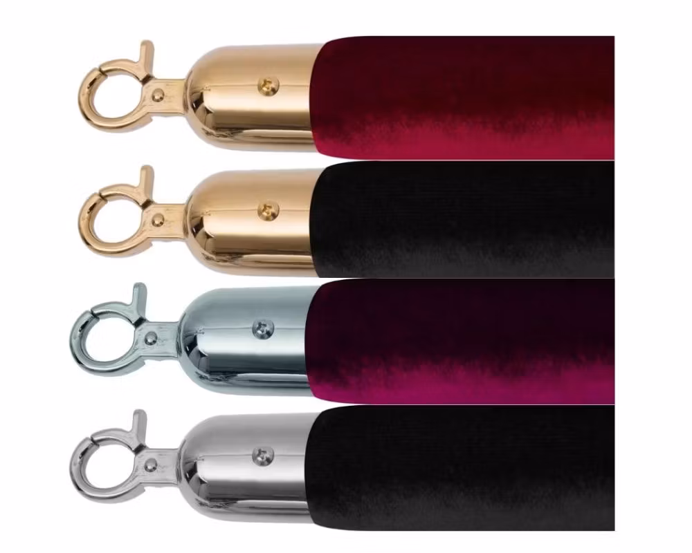 SAMMET Rep AF Serien 1500mm, Rep:Svart/Röd - Krock:Silver/Guld, SARO