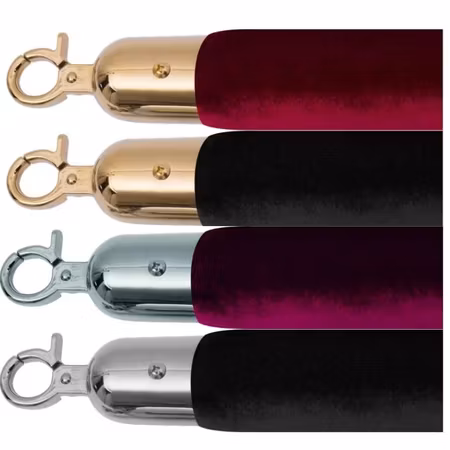 SAMMET Rep AF Serien 1500mm, Rep:Svart/Röd - Krock:Silver/Guld, SARO