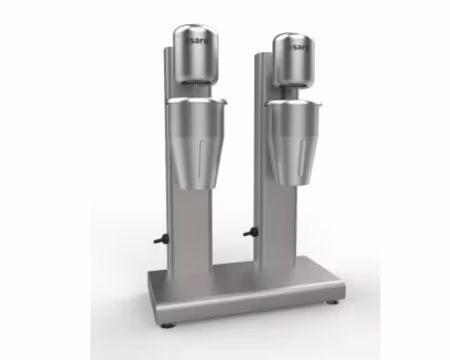 Drinkmixer/Milkshaker SOTUS2, dubbel  2x0,75 Liter rostfri bägare, SARO