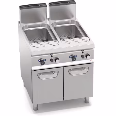 Pastakokare S900 Dubbel, GAS-24kW 800x900x900mm, BERTOS