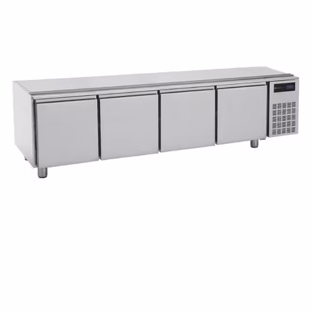 Grillkylbänk S700 Serien BASE 2200, 4 Dörrar 2200x630x610 mm, BERTOS