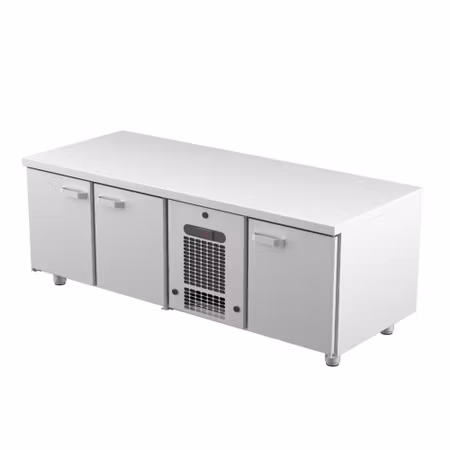 Grillkylbänk VLG Serien i 3 VARIANTER Med SKÅP Eller LÅDOR, 1600x650x600mm, COOLPART