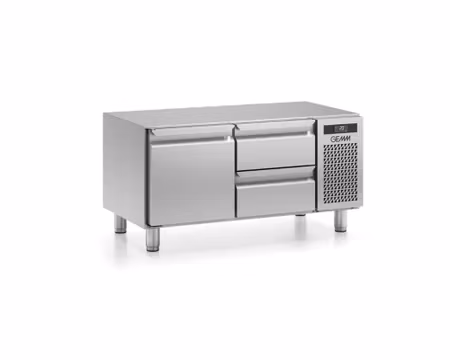 Grillkylbänk BRS Serien i 3 VARIANTER Med SKÅP Eller LÅDOR, 1200x640x610mm, GEMM
