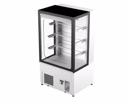Kylmonter CUBIC SM 800, Stängd rygg, Öppen mot kund, 800x650x1480mm, COOLPART