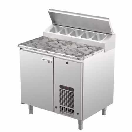 Bagerikylbänk PK-KLE i 3 VARIANTER, Valfri Toppskiva RFR/TRÄ/STEN, (Passande Plåtar: 450x600mm) 930x730x900 , COOLPART