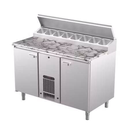 Bagerikylbänk PK-KLE i 3 VARIANTER, Valfri Toppskiva RFR/TRÄ/STEN, (Passande Plåtar: 400x600mm) 1360x730x900 , COOLPART