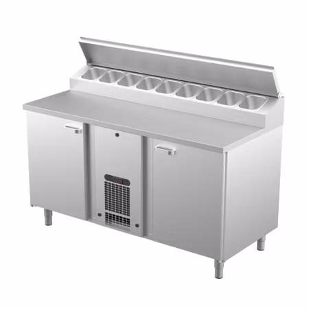 Bagerikylbänk PK-KLE i 3 VARIANTER, Valfri Toppskiva RFR/TRÄ/STEN, (Passande Plåtar: 450x600mm) 1600x730x900 , COOLPART