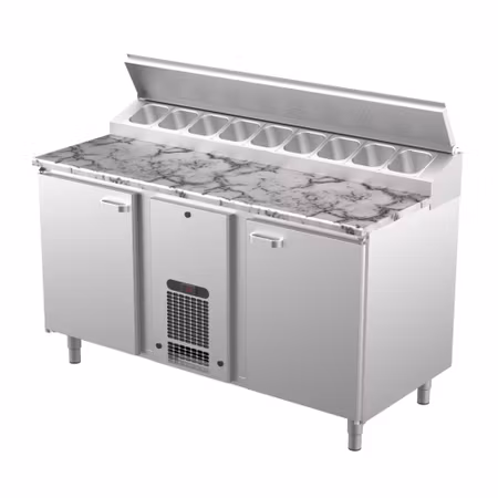 Bagerikylbänk PK-KLE i 3 VARIANTER, Valfri Toppskiva RFR/TRÄ/STEN, (Passande Plåtar: 450x600mm) 1600x730x900 , COOLPART