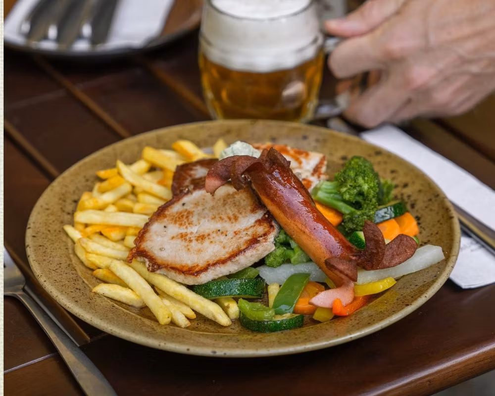 Country Range Flat tallrik D26cm, bred kant