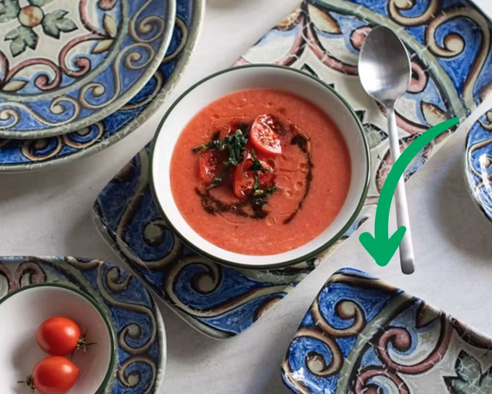 Amalfi QUADRO Rektangulär Tallrikar 22cm (22x10cm), IDFine