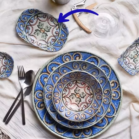 Amalfi MAGNUS Oval Tallrik 14 cm, IDFine