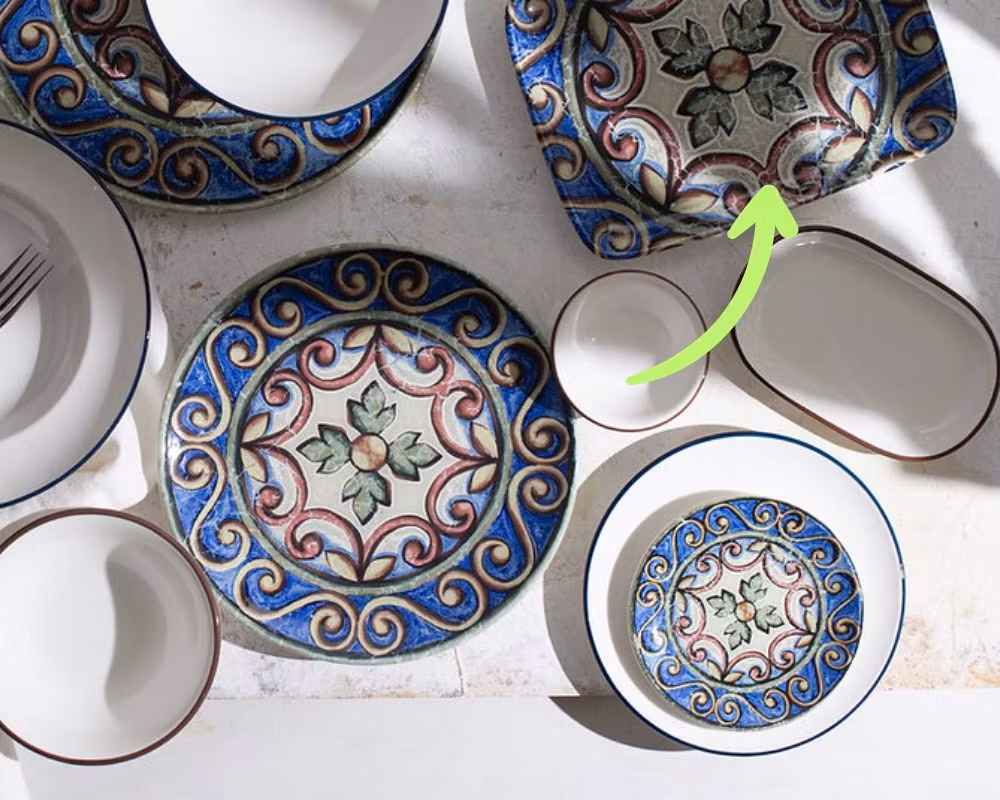 Amalfi QUADRO Rektangulär Tallrikar 31cm (27x20cm), IDFine