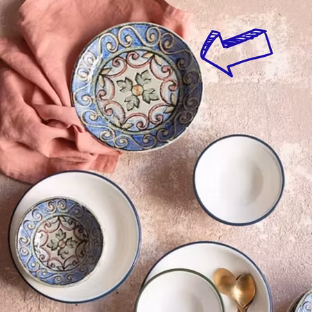 Amalfi LONA Rund Flatt 15cm, IDFine