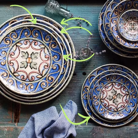 Amalfi LONA Rund Flatt 19cm, IDFine