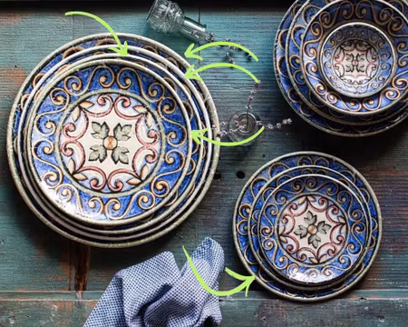 Amalfi LONA Rund Flatt 30cm, IDFine