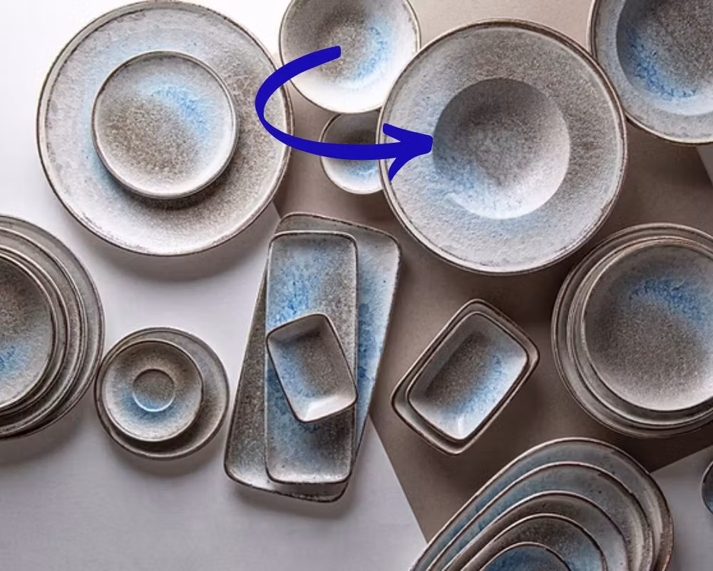 Delta MIRO Djup Tallrik 29 cm Med Brett Bräm, IDFine