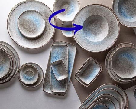 Delta MIRO Djup Tallrik 29 cm Med Brett Bräm, IDFine