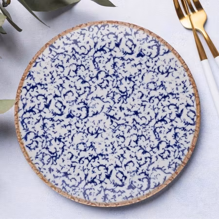 Venecia Navy LONA Rund Flatt 27cm, IDFine