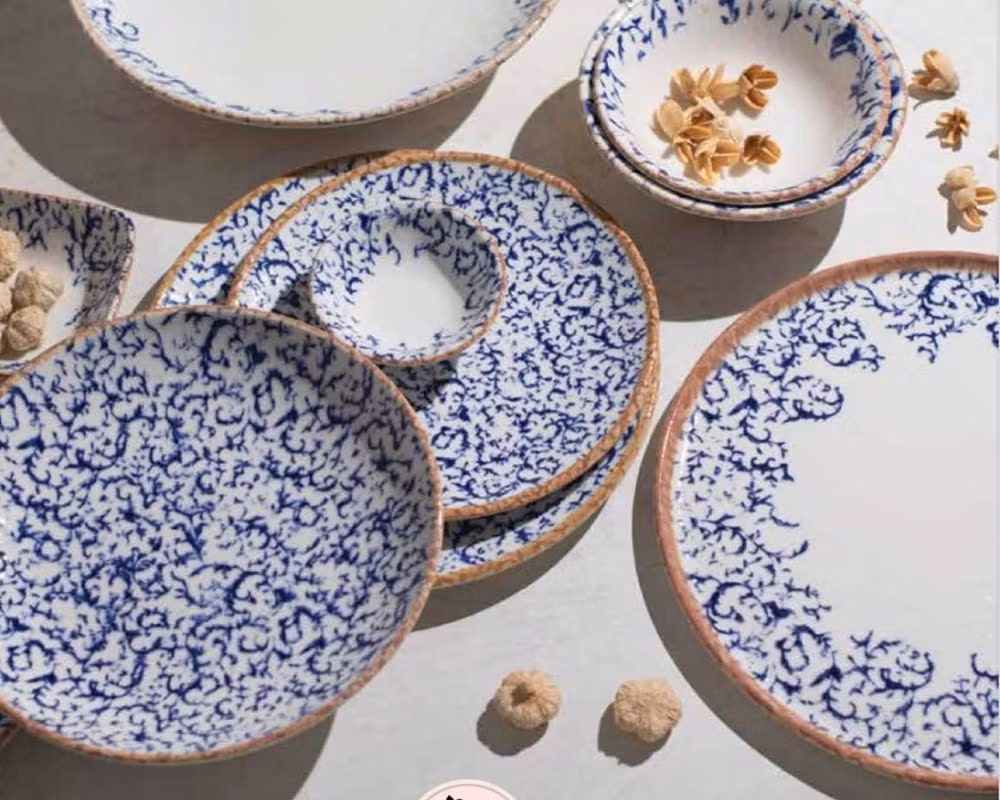 Venecia Navy LONA Rund Flatt 15cm, IDFine