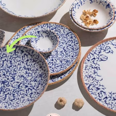 Venecia Navy VALLE Djup Skål 22 cm - 770 cc, IDFine