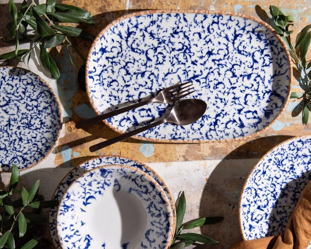 Venecia Navy VALLE Djup Skål 22 cm - 770 cc, IDFine