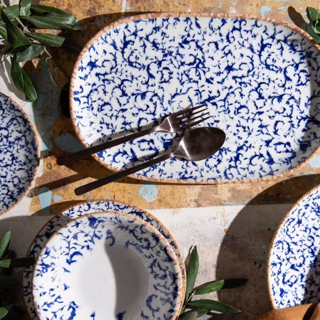 Venecia Navy MAGNUS Oval 37 (37x24cm), IDFine