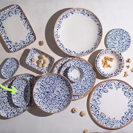 Venecia Navy MAGNUS Oval 14 (14x9cm), IDFine