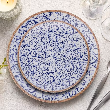 Venecia Navy LONA Rund Flatt 30cm, IDFine