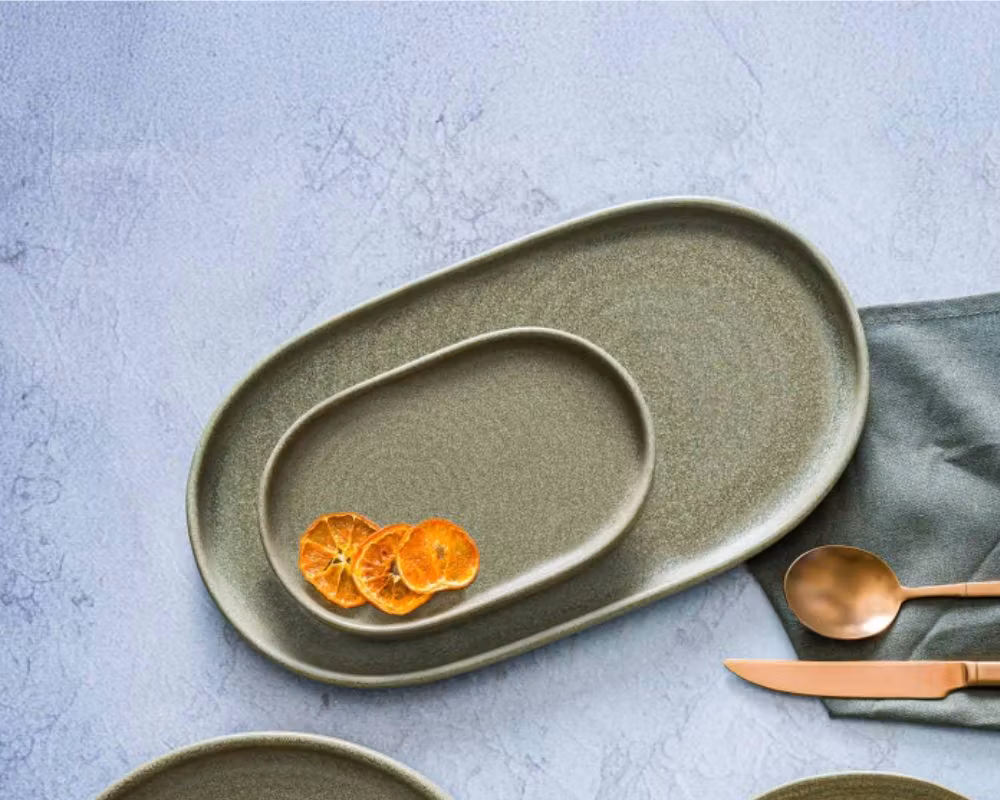 Adelfa Tallrik Oval D19 cm