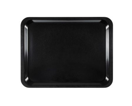 Bricka 43x33 cm (Lunch), Svart