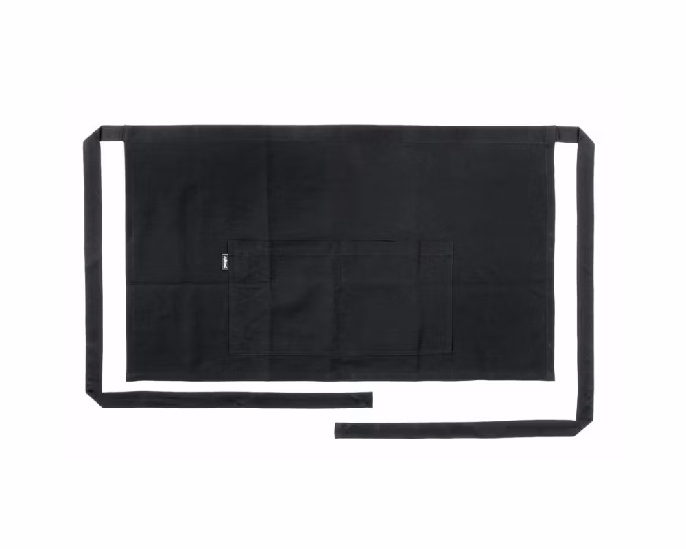 Midjeförkläde, kort. Med ficka