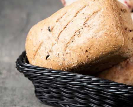 Brödkorg 53x32,5 cm Svart