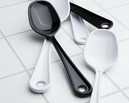 Serveringssked 21,5 cm Svart-Melamin