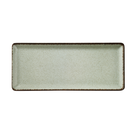 Blocho Pearl Tan Tallrik flat 35X15cm grön