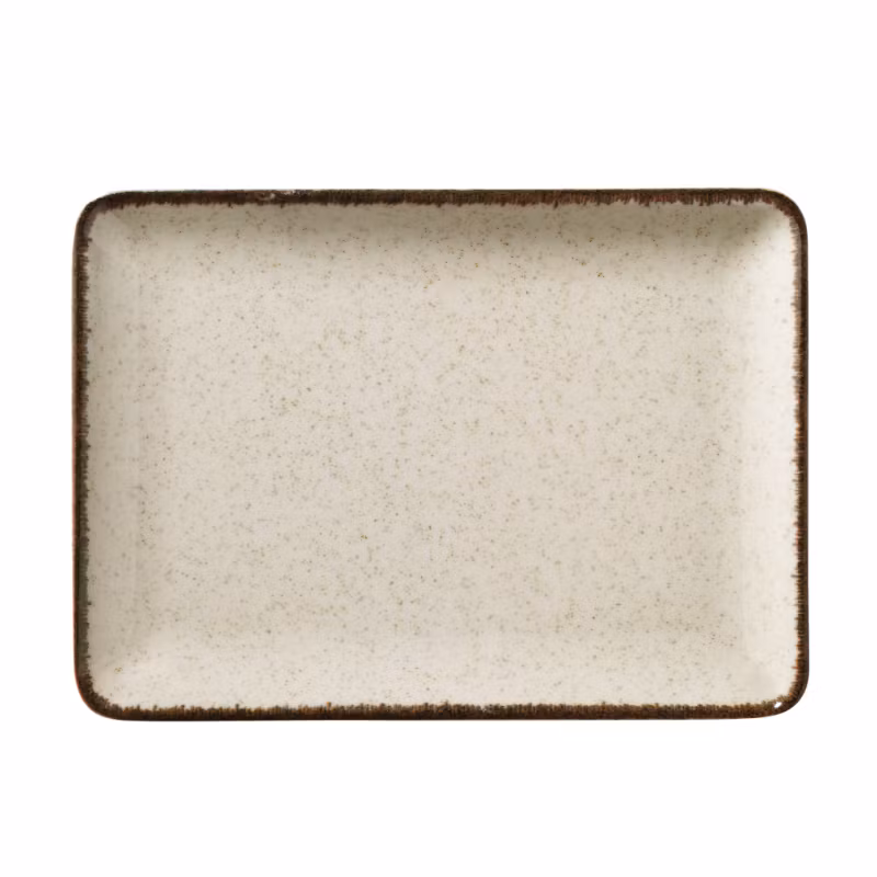Blocho Pearl Tan Tallrik flat 27X20cm beige