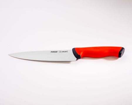 Duo Kockkniv 19 cm Röd, PIRGE