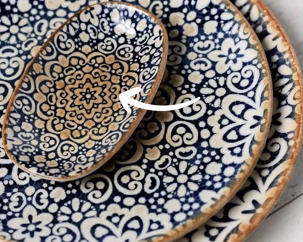 ALHAMBRA Assiett Oval 19x11cm