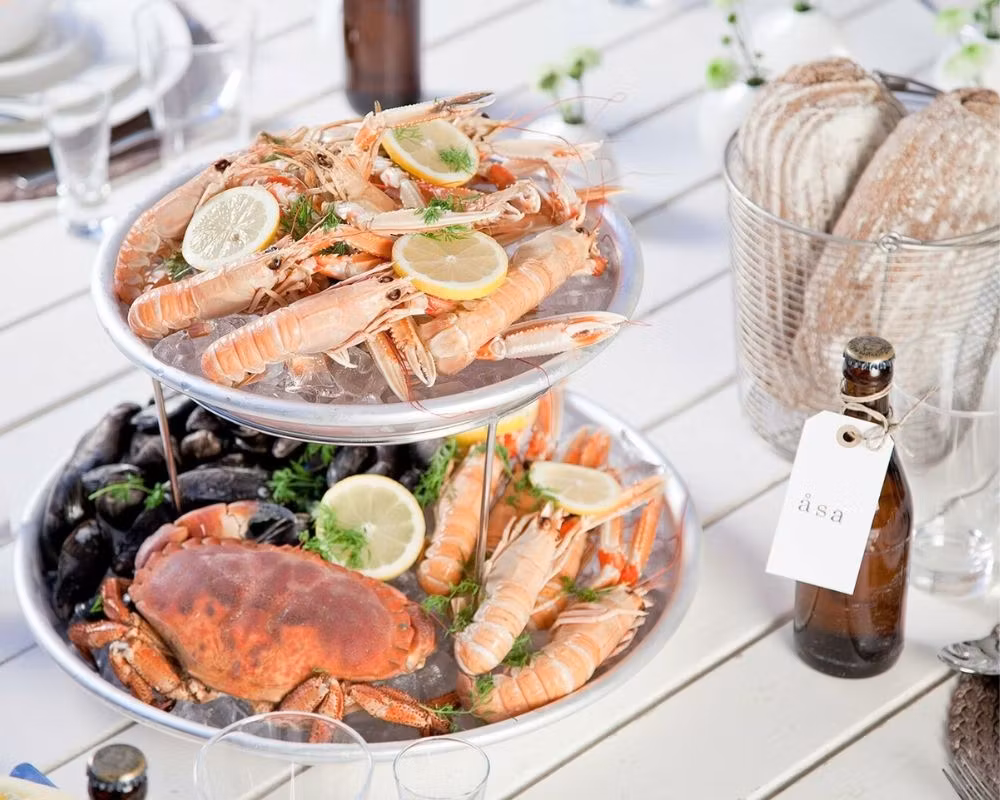 Skaldjursfat Ø 40 cm